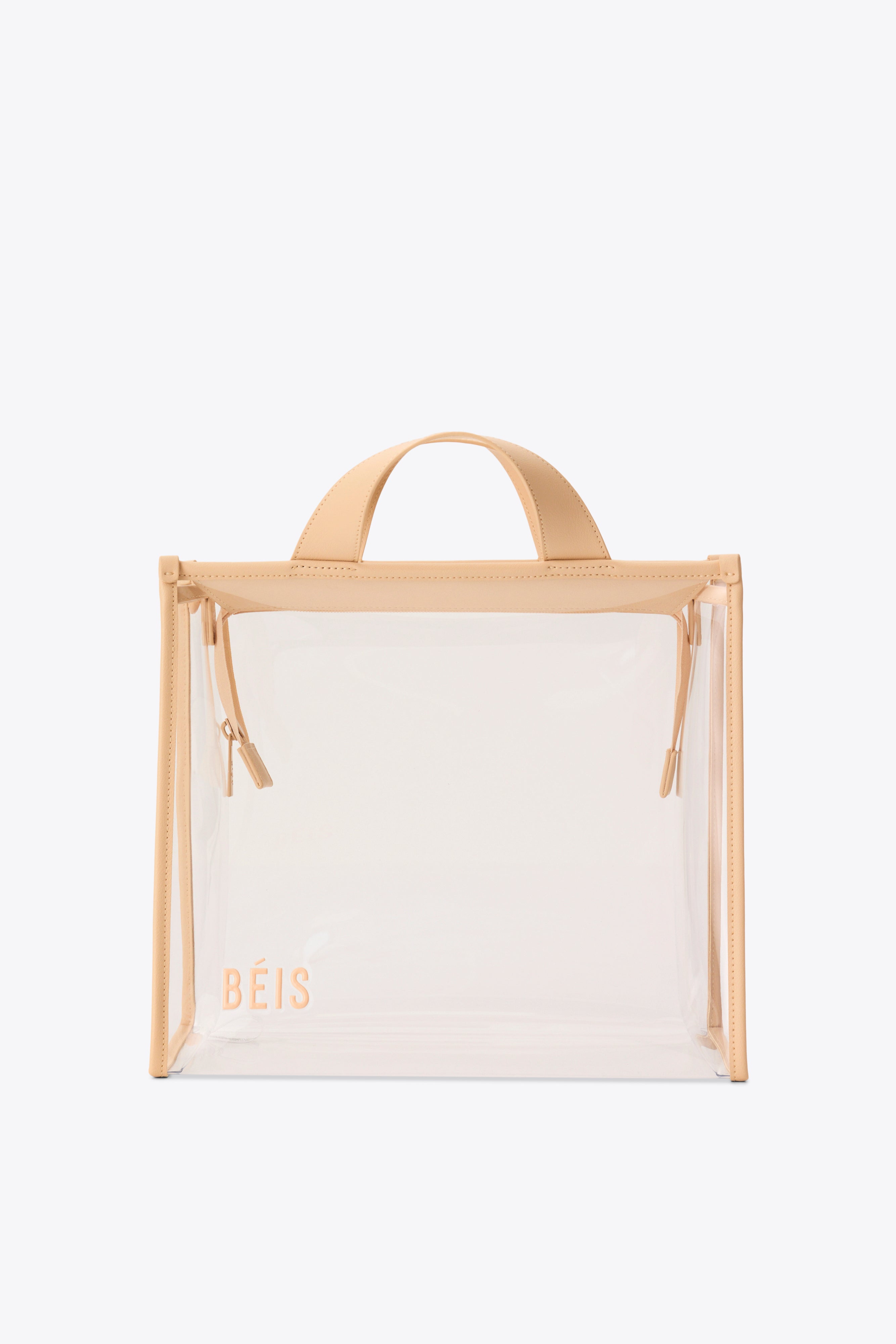 The Stadium Tote in Beige - Image 6