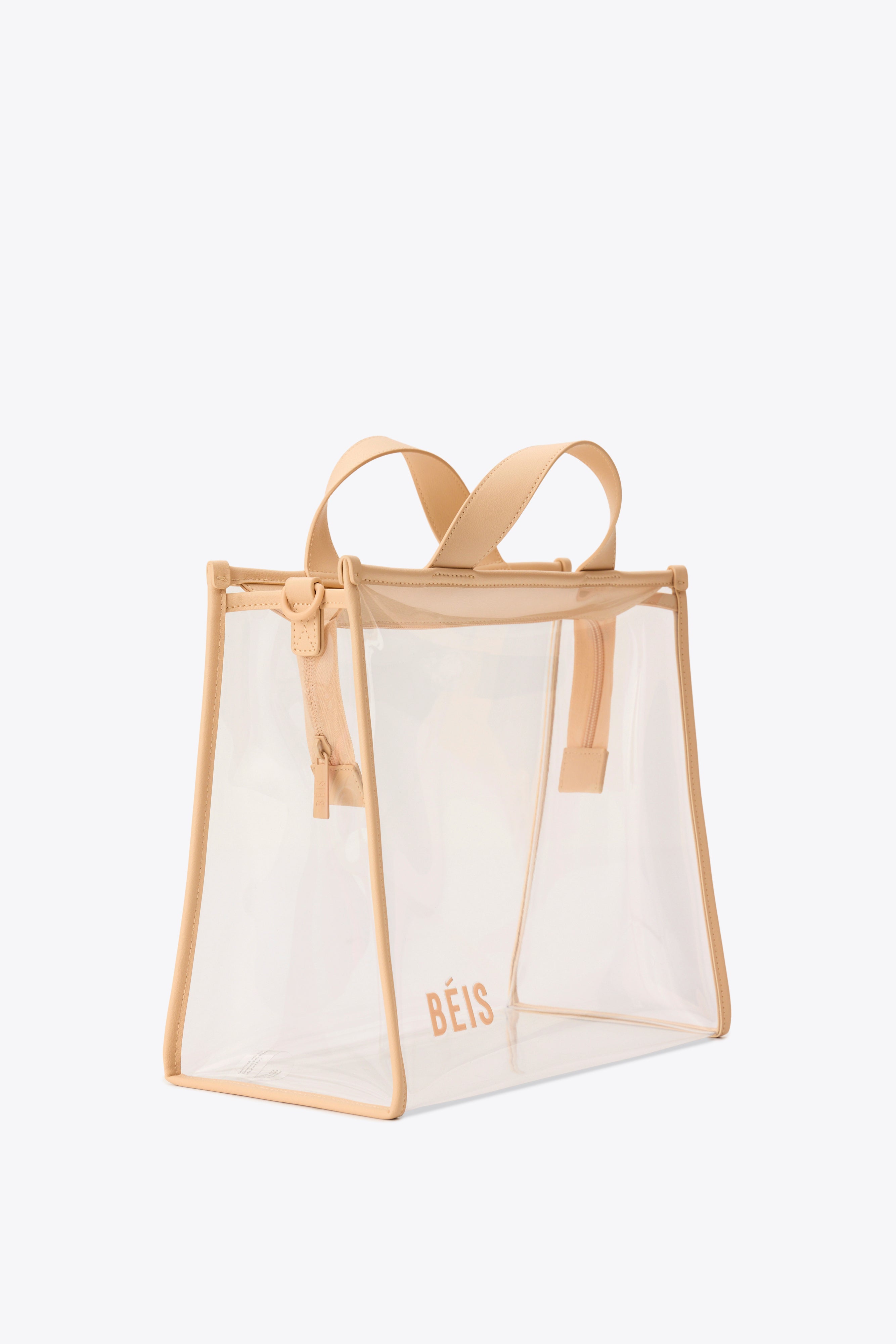 The Stadium Tote in Beige - Image 4