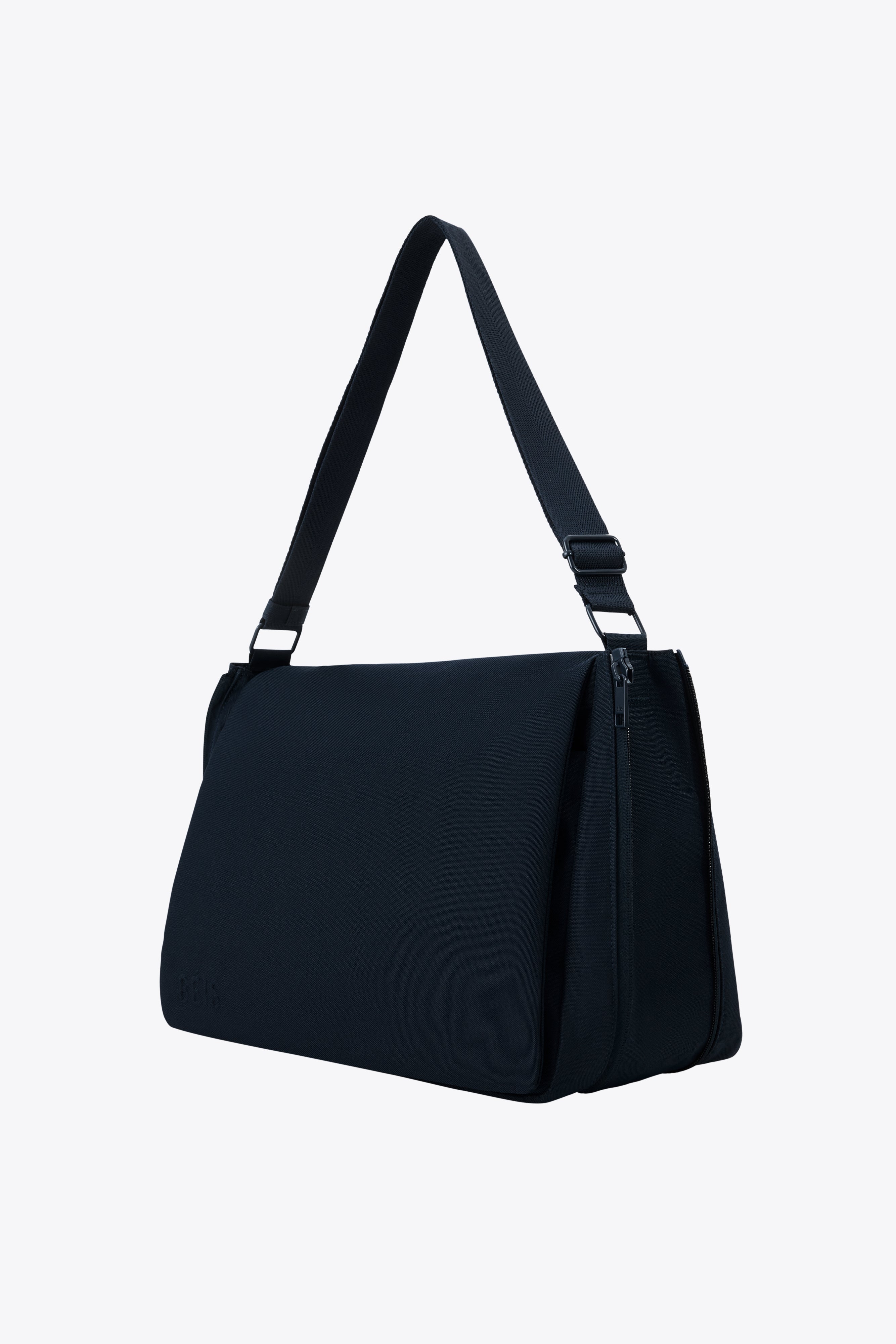 The Expandable Messenger Tote in Navy - Image 3