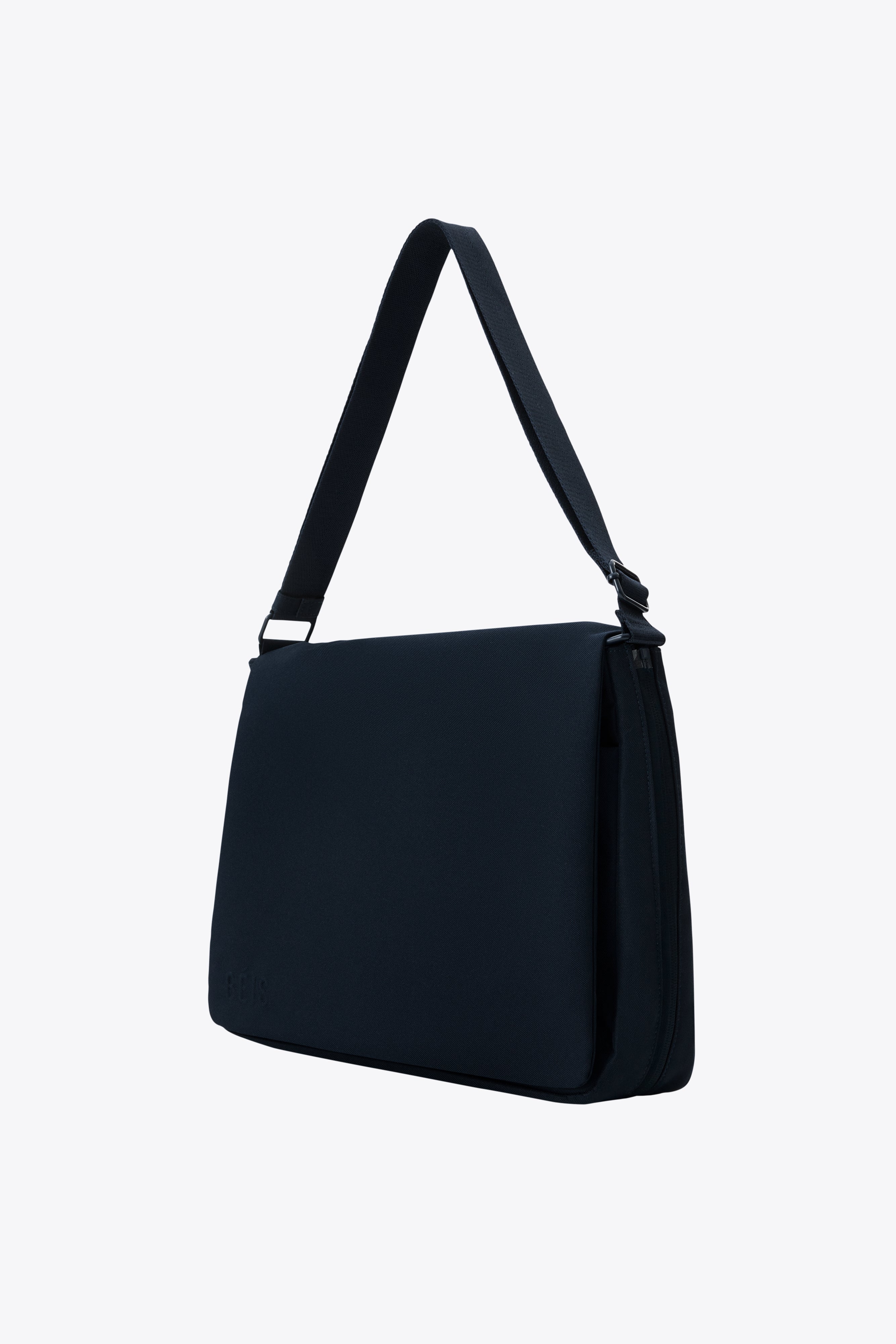 The Expandable Messenger Tote in Navy - Image 2