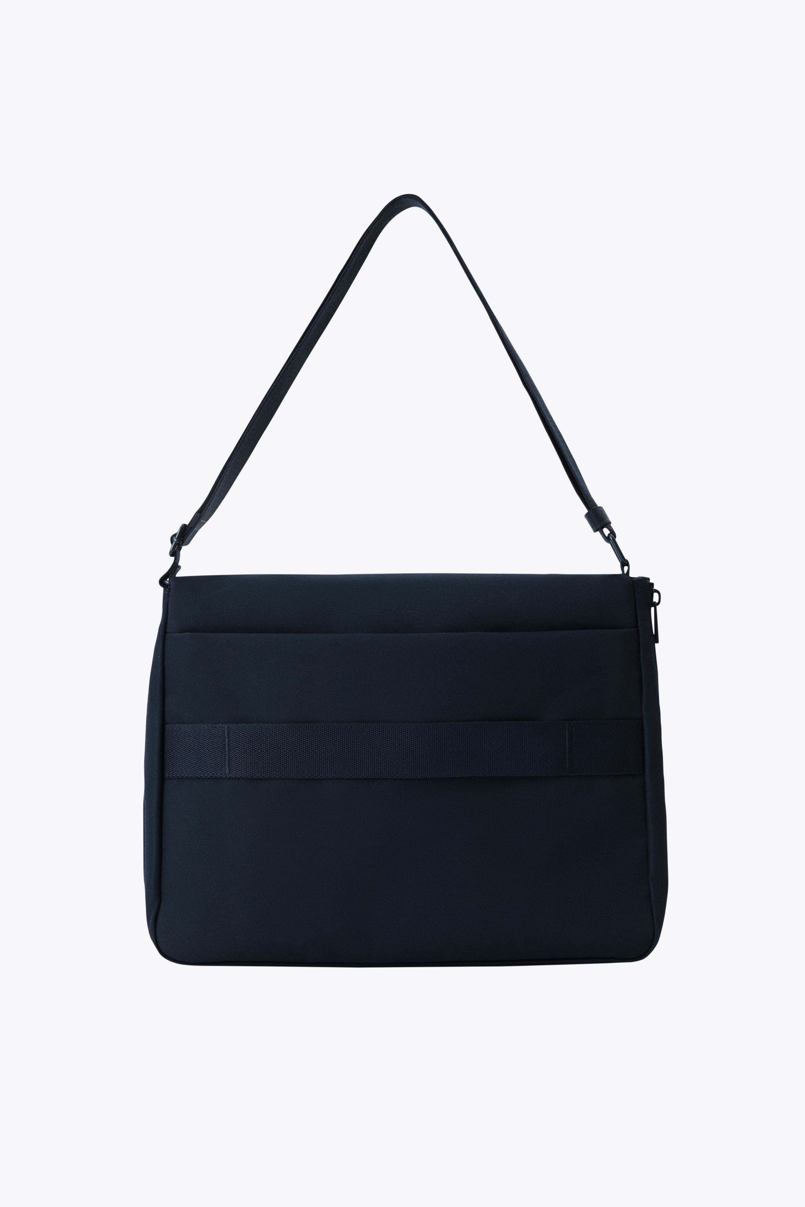 The Expandable Messenger Tote in Navy - Image 4