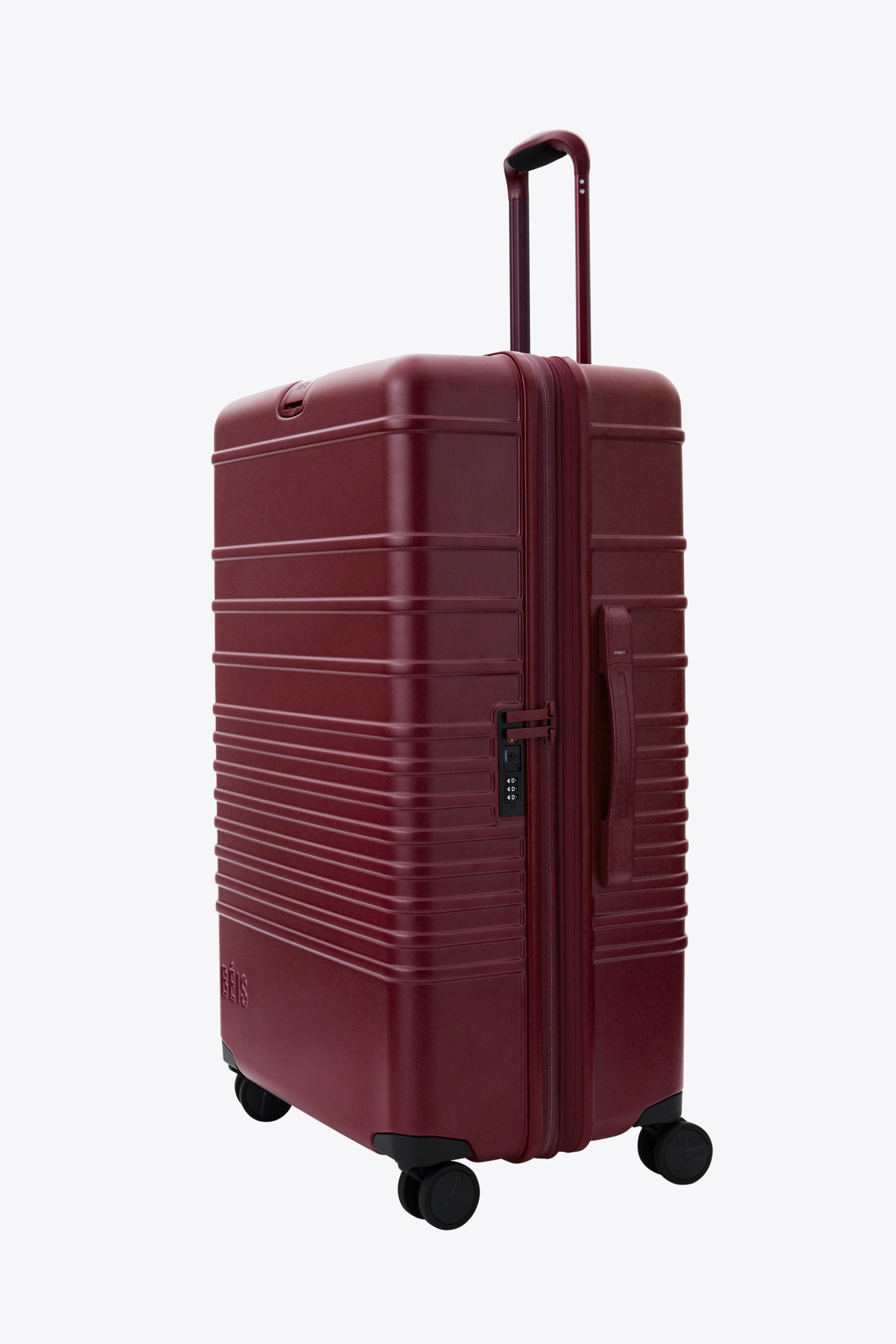The Large Check-In Roller in Burgundy - Image 2