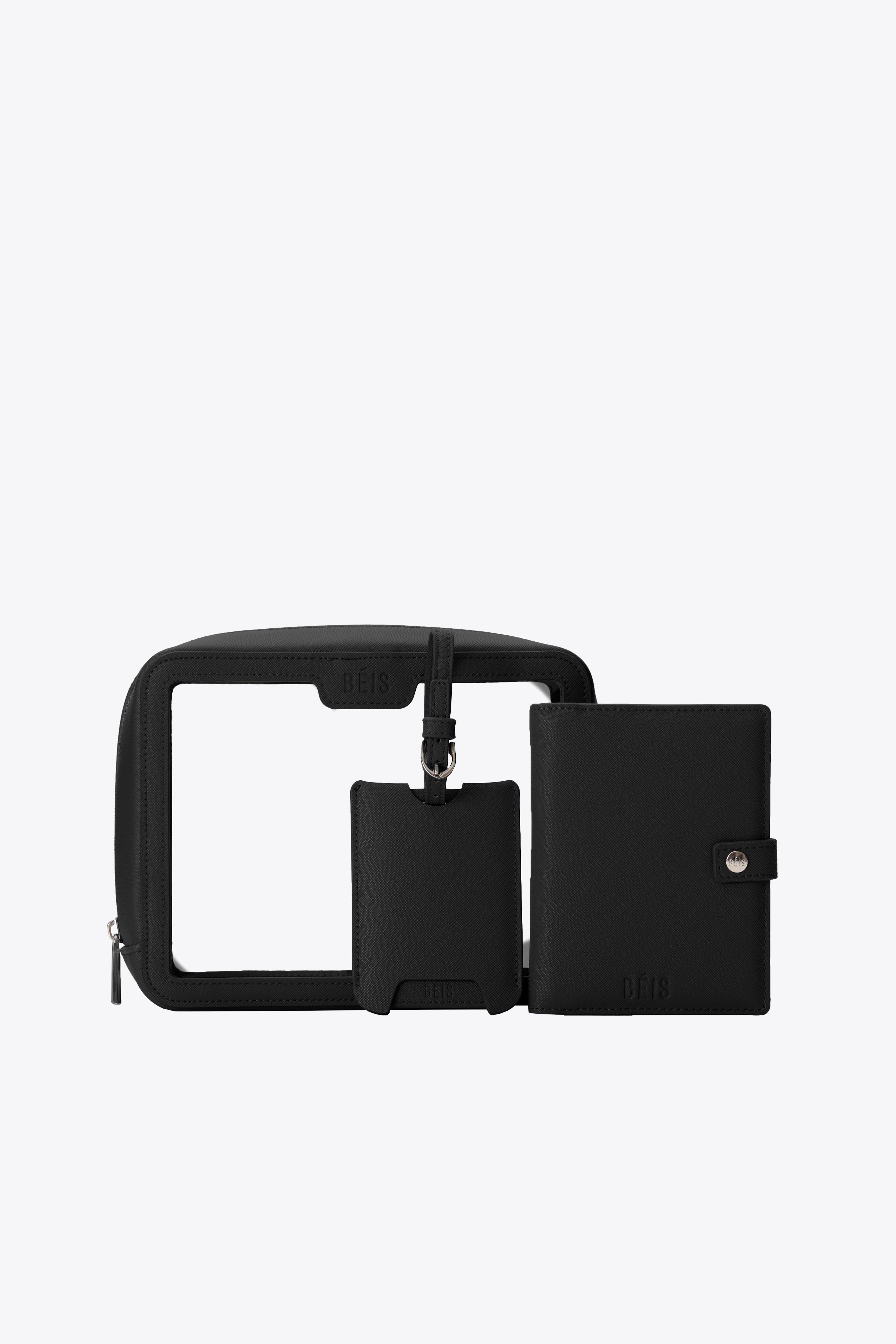 The Passport & Luggage Tag Set in Black - Image 4