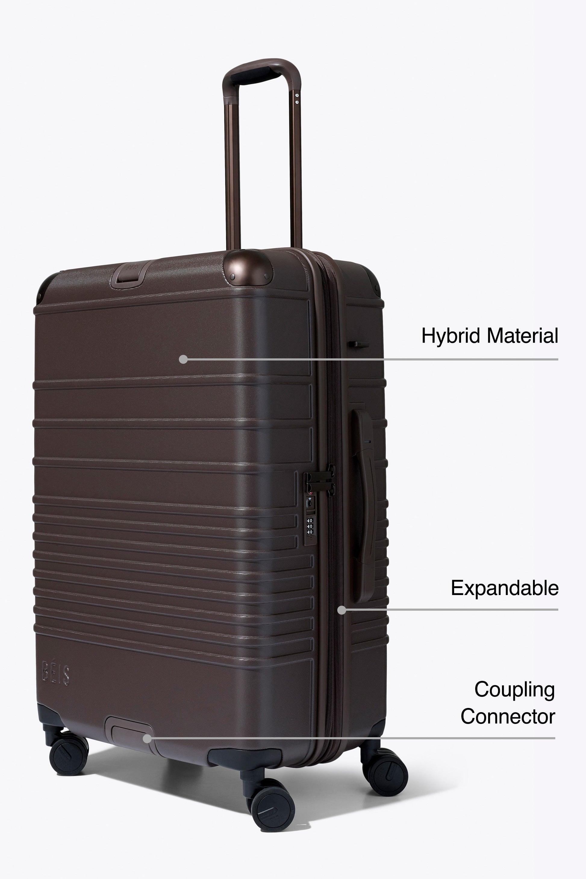 Alternative view of The Hybrid Check-In Roller in Espresso