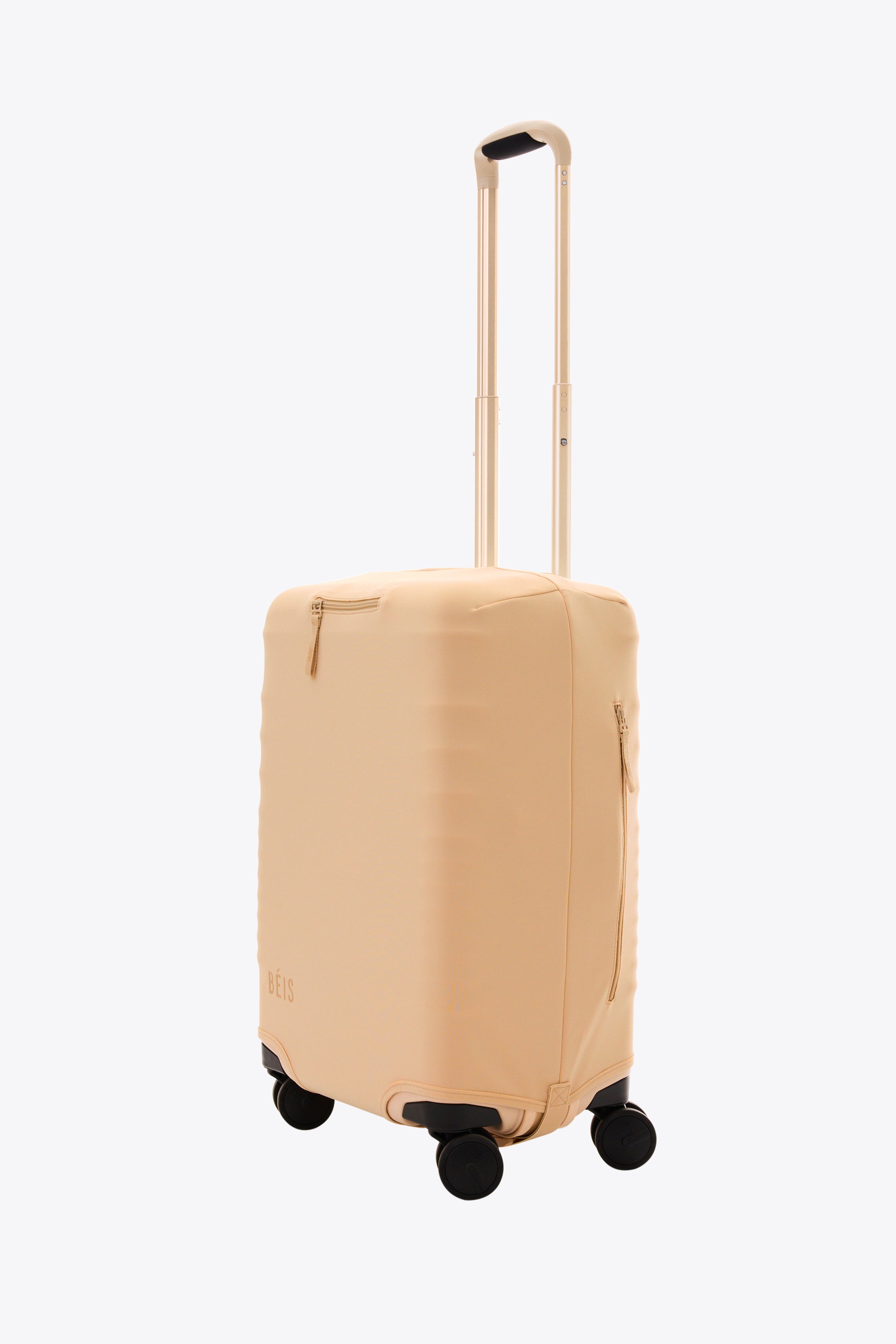 The Carry-On Luggage Cover in Beige - Image 3