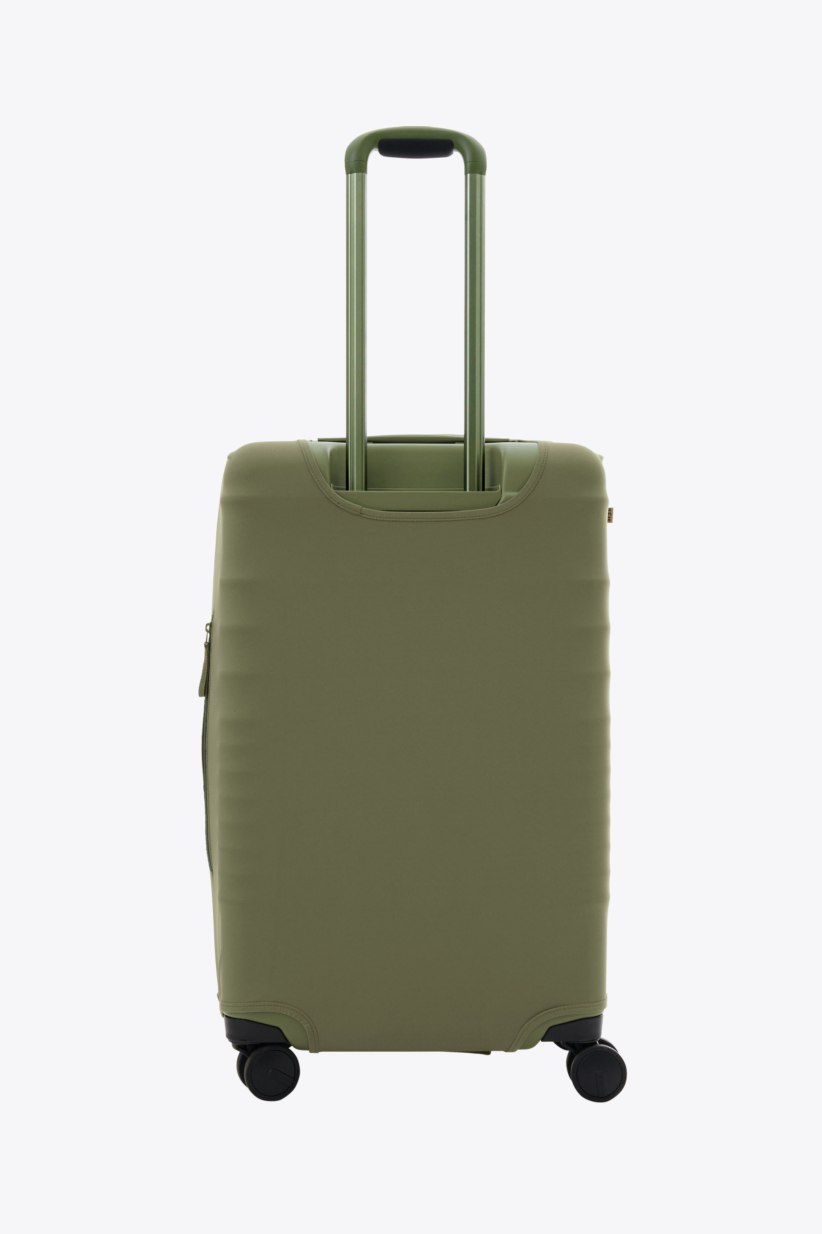 The Medium Check-In Luggage Cover in Olive - Image 2