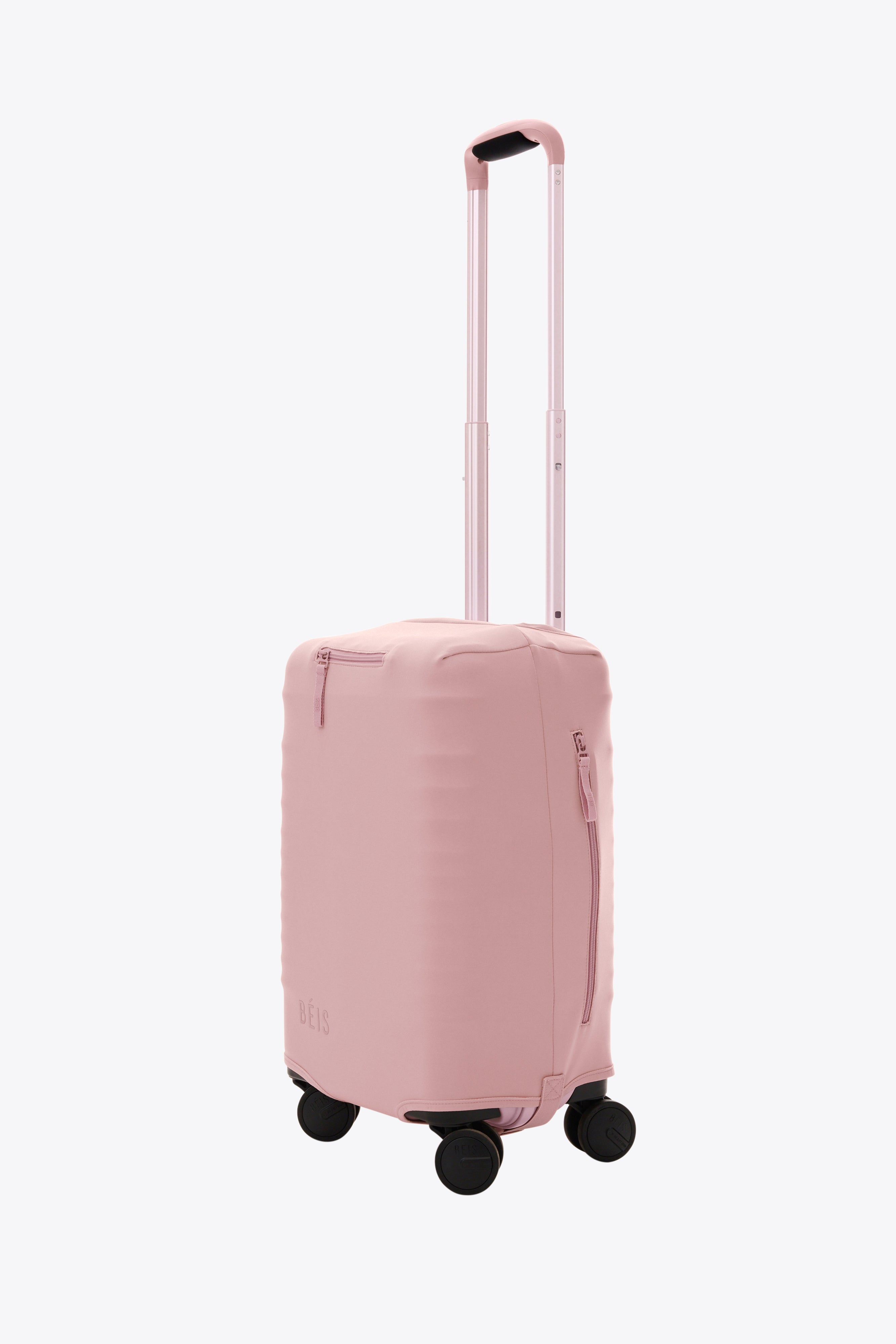 The Small Carry-On Luggage Cover in Atlas Pink - Image 3