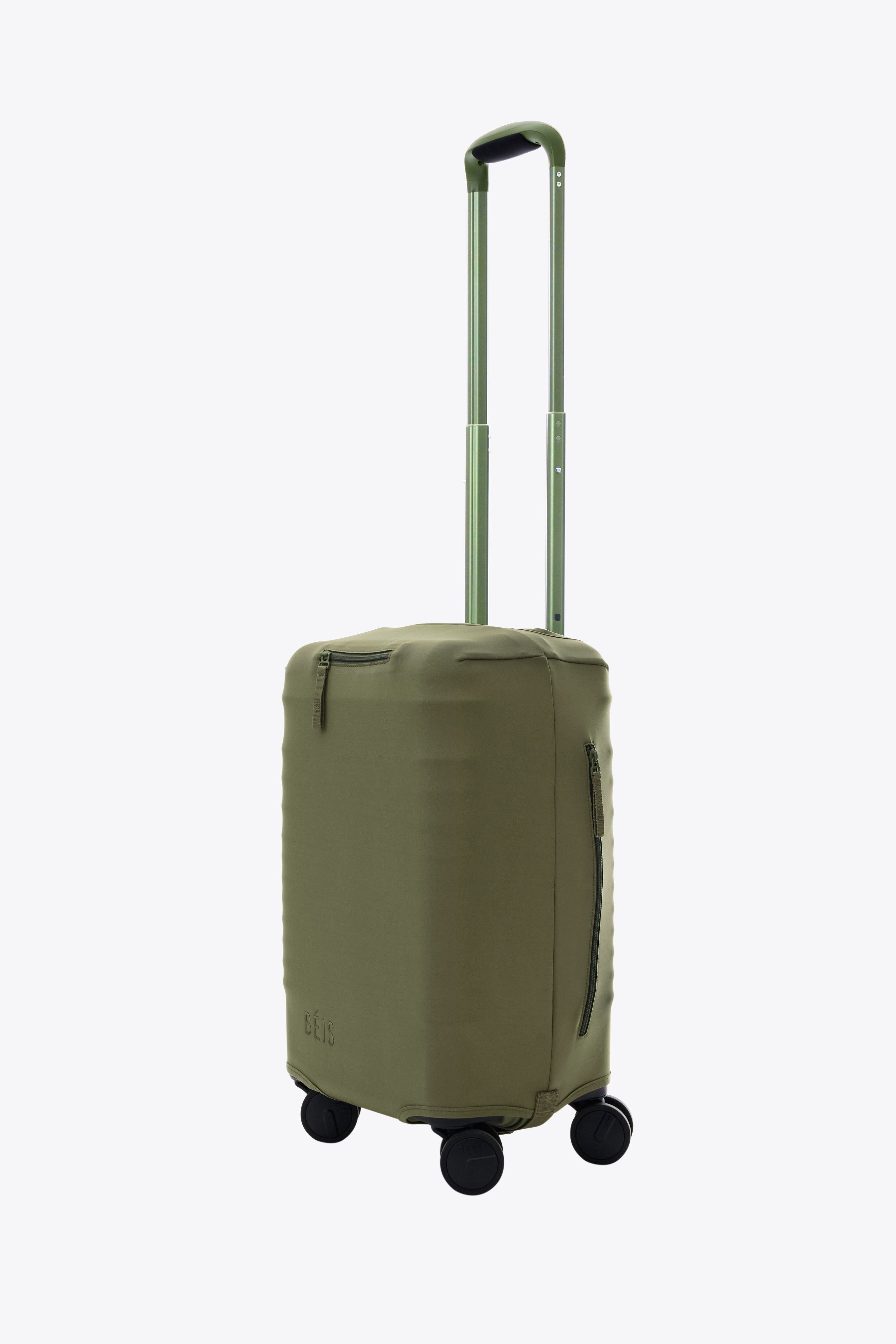 The Small Carry-On Luggage Cover in Olive - Image 3