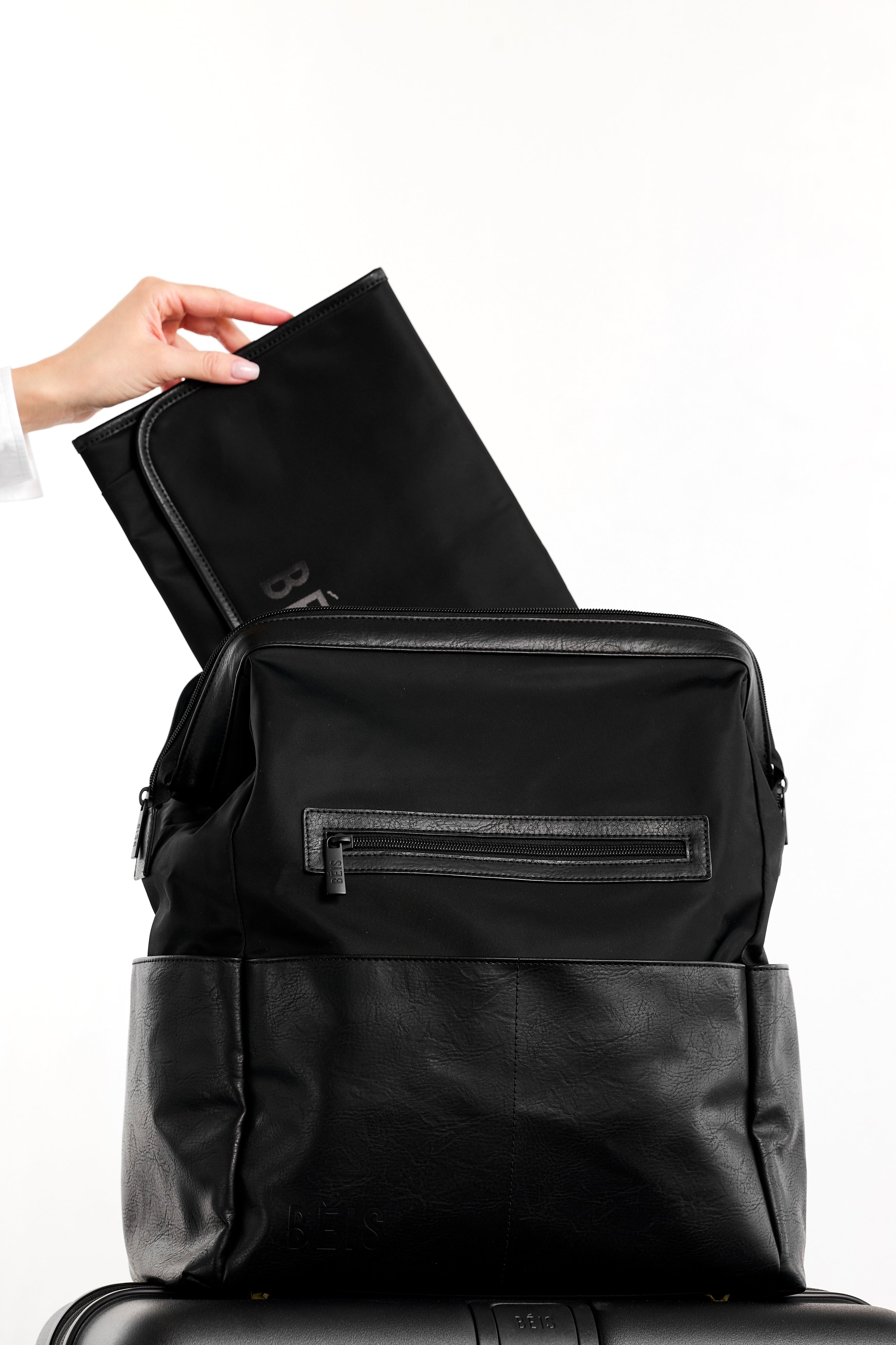 The Backpack Diaper Bag in Black - Image 10