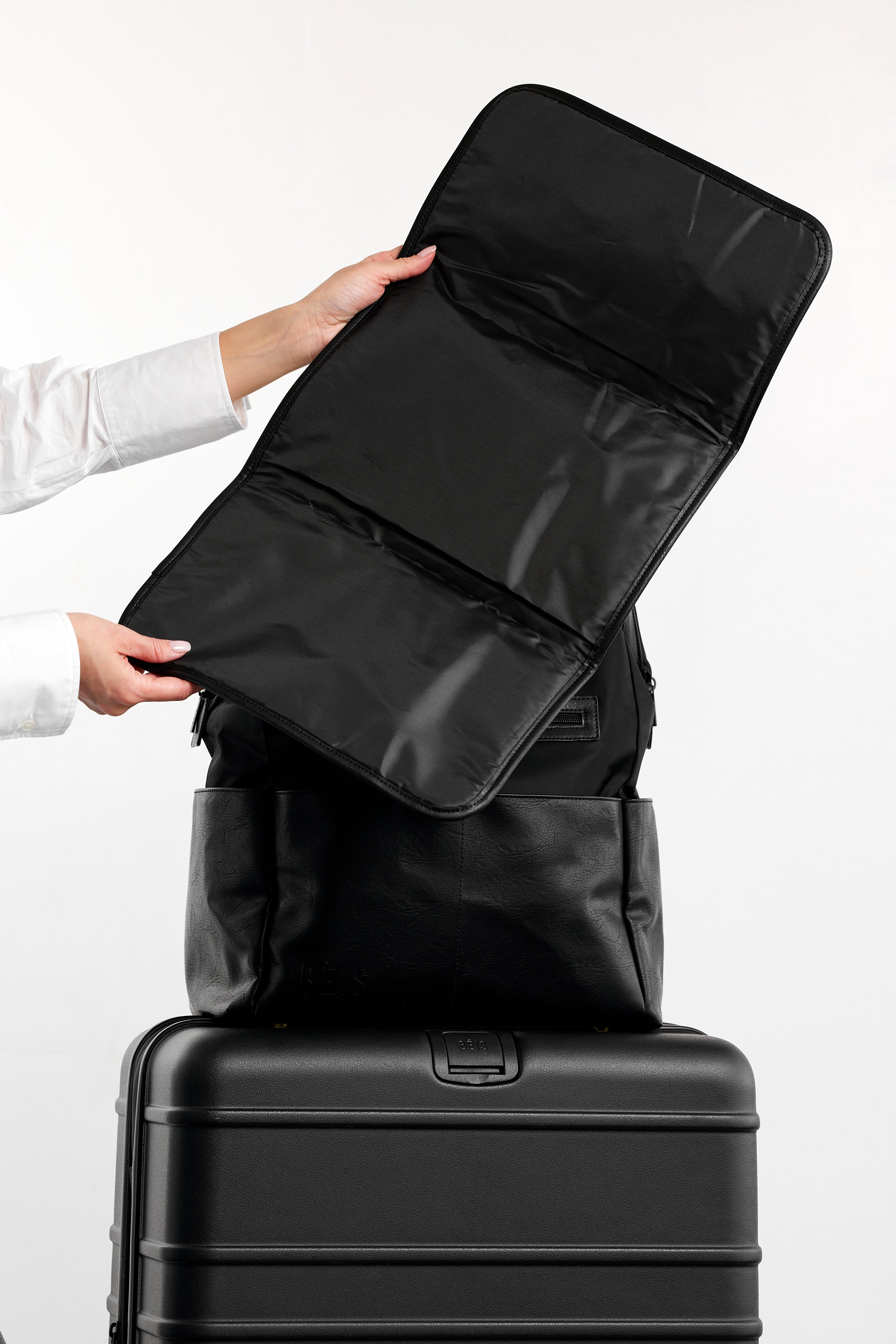 The Backpack Diaper Bag in Black - Image 5