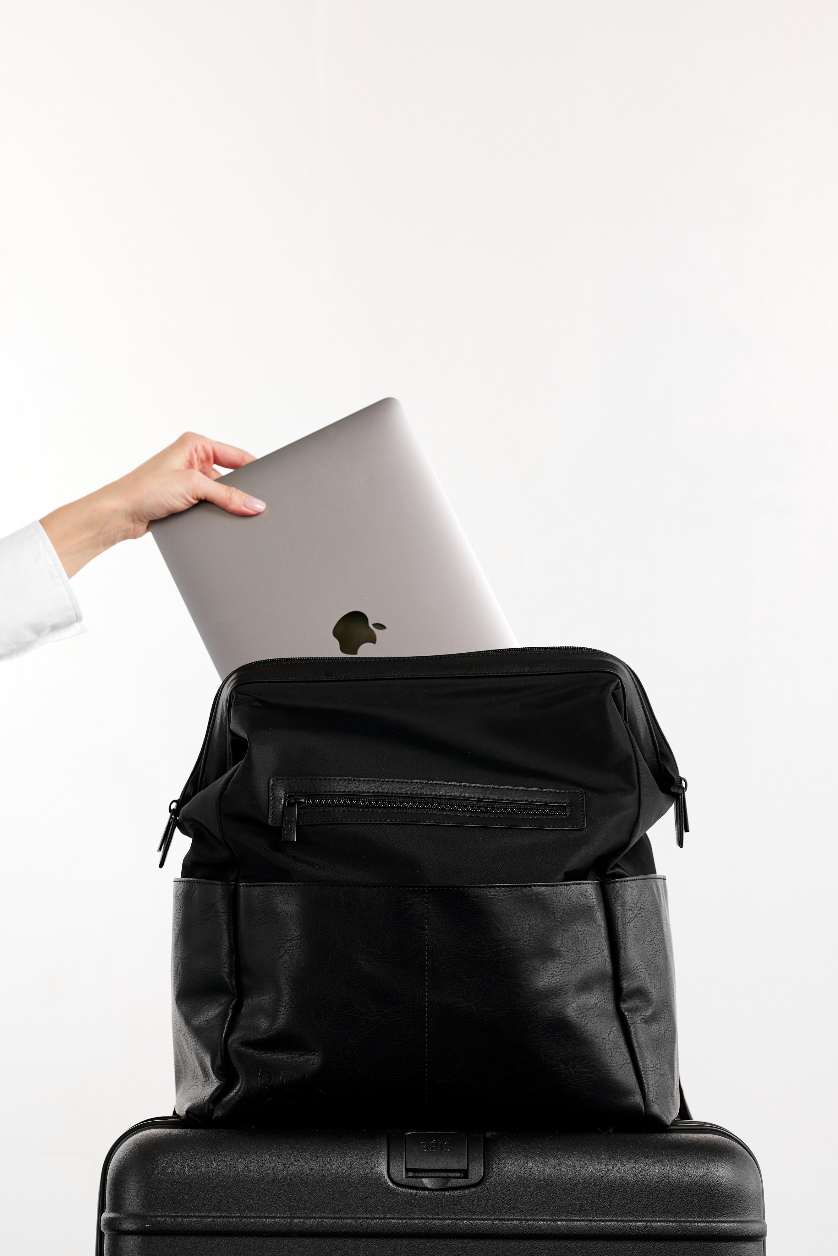 The Backpack Diaper Bag in Black - Image 6