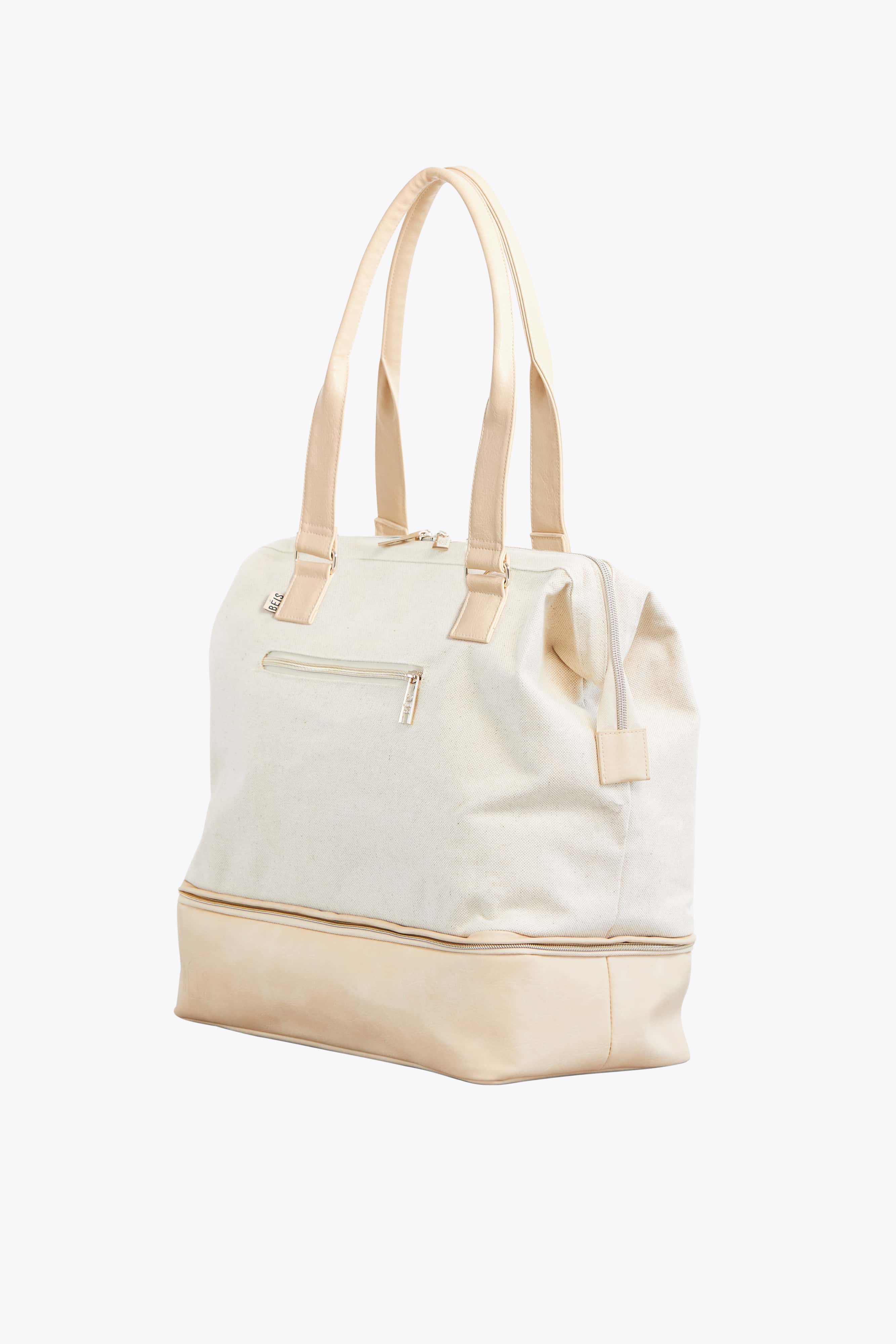 Resale The Convertible Mini Weekender in Beige - Image 3
