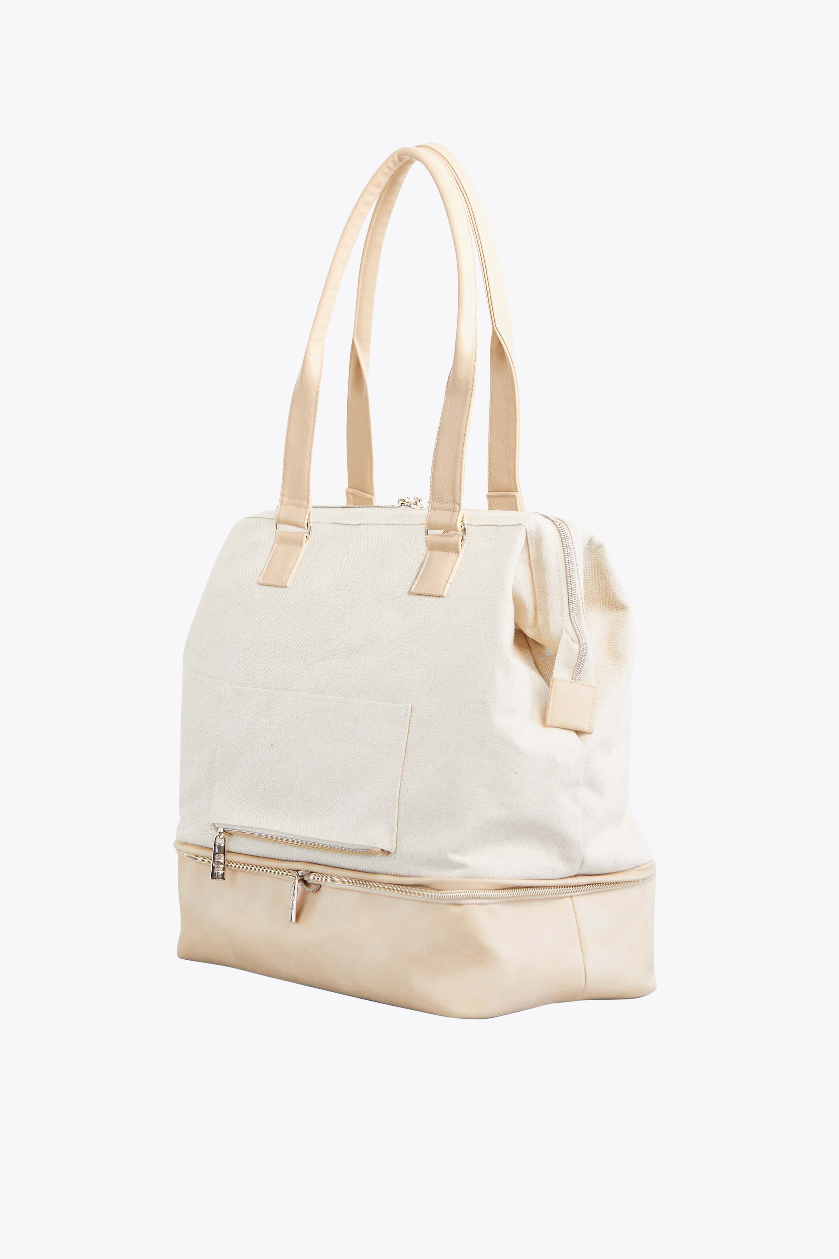Resale The Convertible Mini Weekender in Beige - Image 4