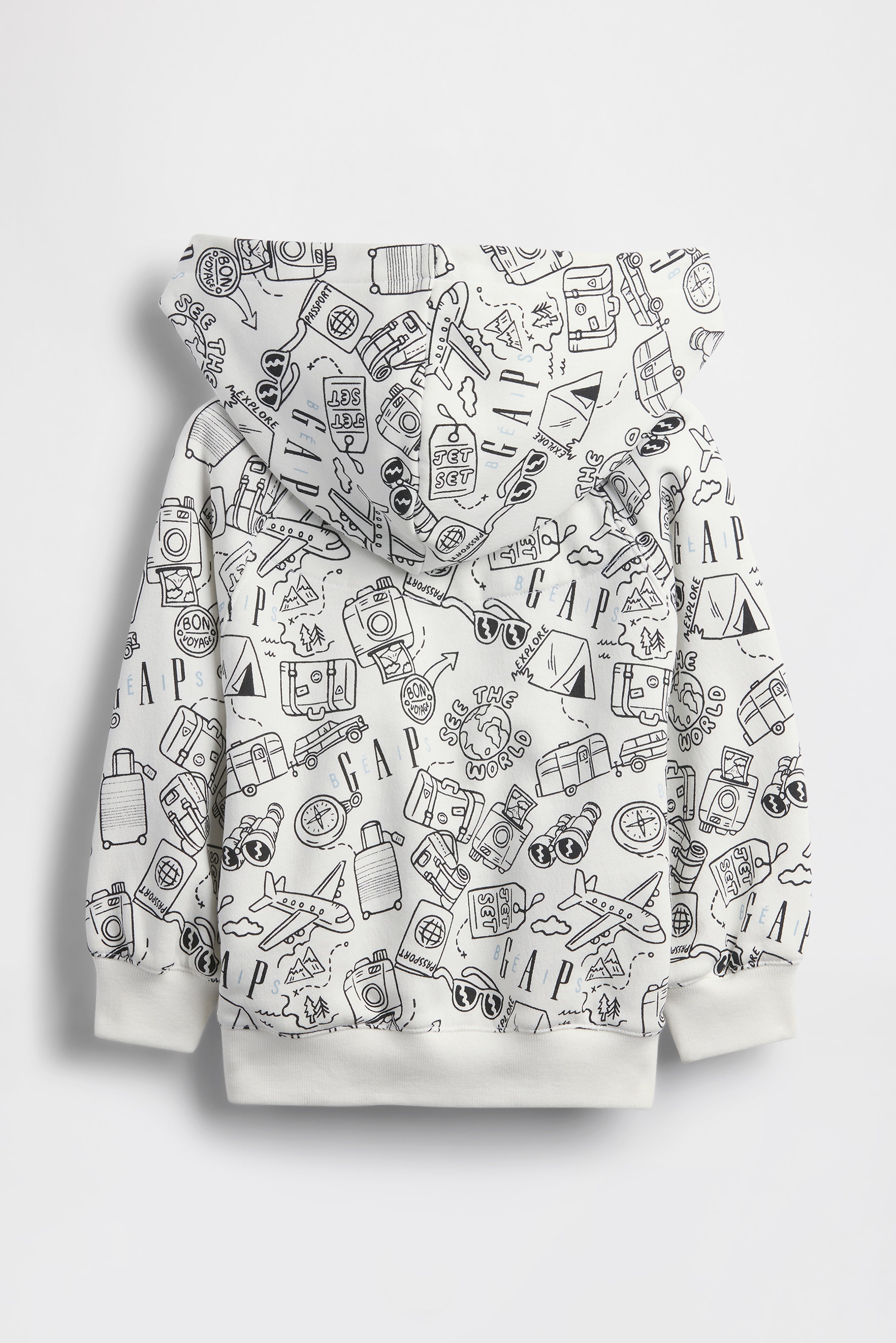GAP X BÉIS Doodle Hoodie in Optic White - Image 2