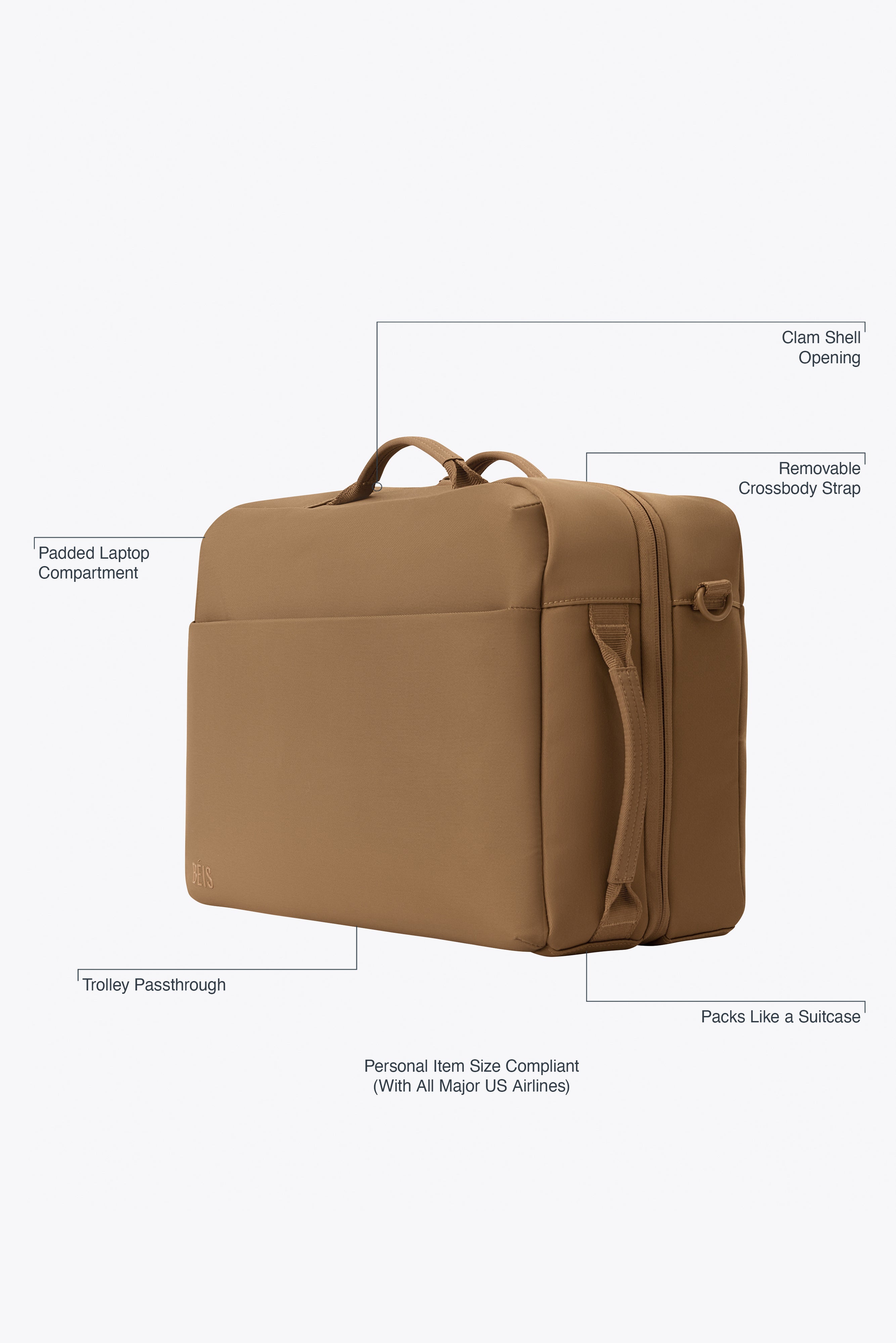Alternative view of The Ultimate Travel Duffle in Camel