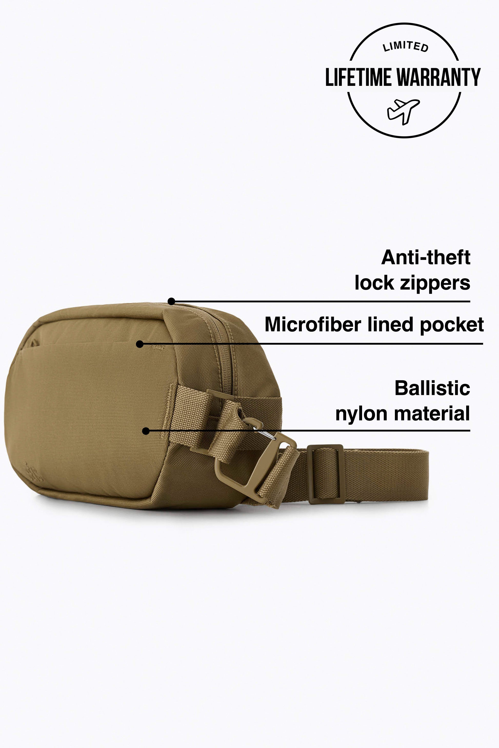 Alternative view of The Pro Travel Sling in Khaki