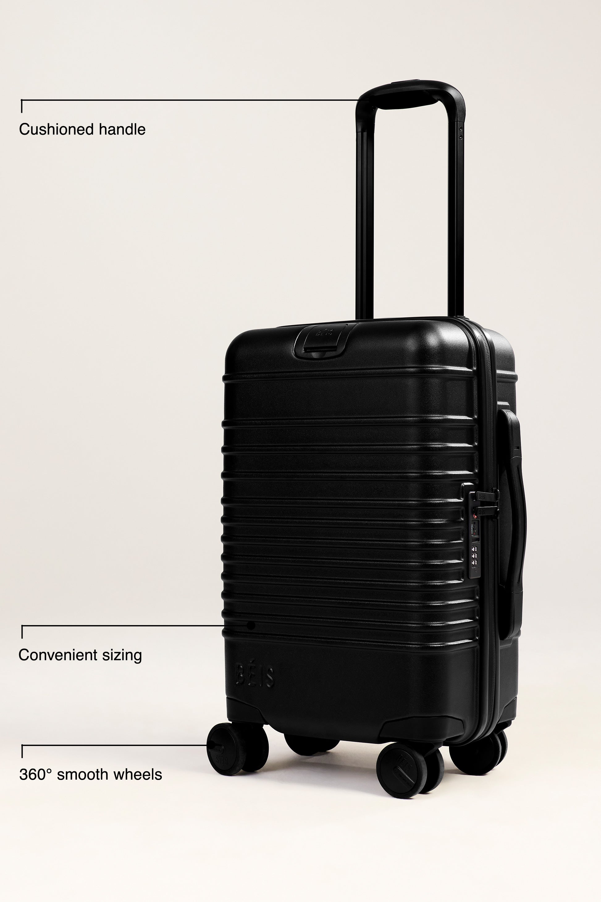 The Small Carry-On Roller in All Black - Image 2