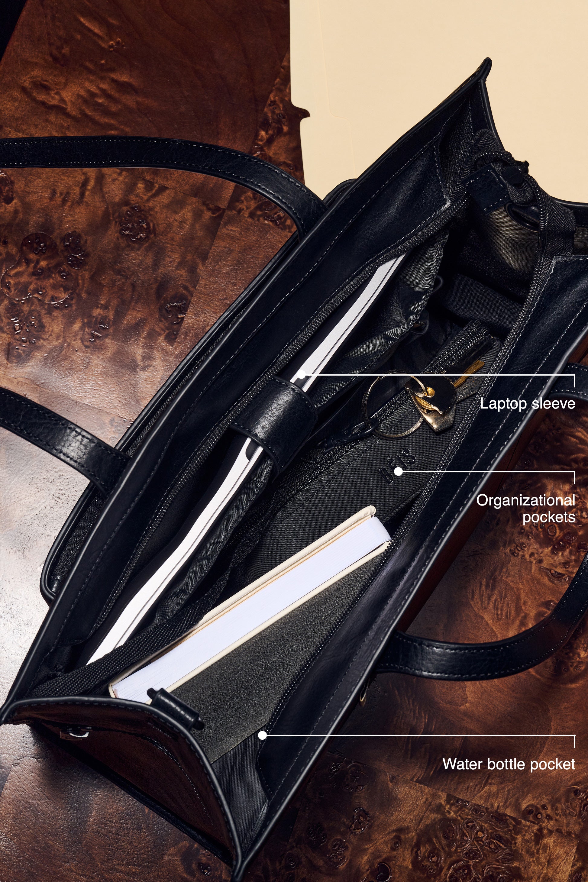 Alternative view of The Work Tote in Black